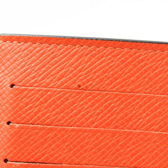 Louis Vuitton Taigarama Coin Card Holder M30465 Taigarama Card Case Orange - Picture 8 of 11